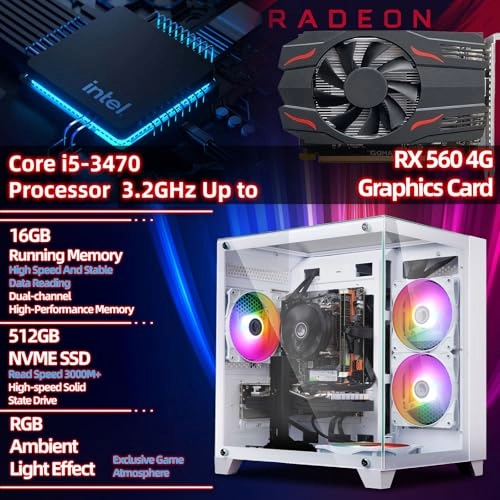 Gaming PC - Intel Core i5-3470 16GB 512GB