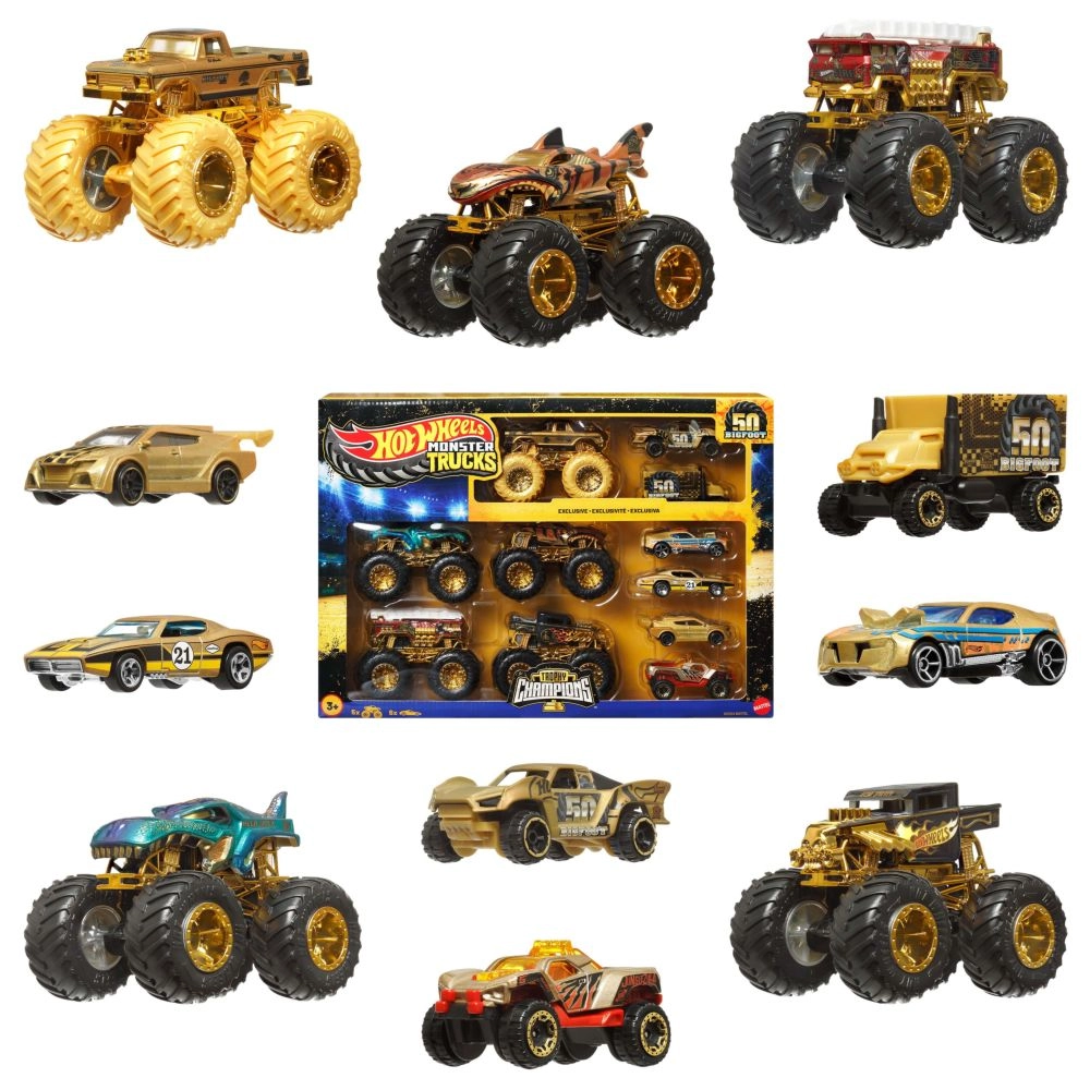 Mattel Monster Truck - 1:64 + Die-cast Car