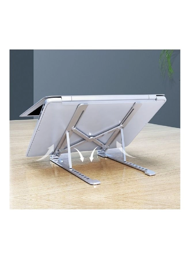 Laptop Stand - 25.5 x 4 x 0.8cm Silver