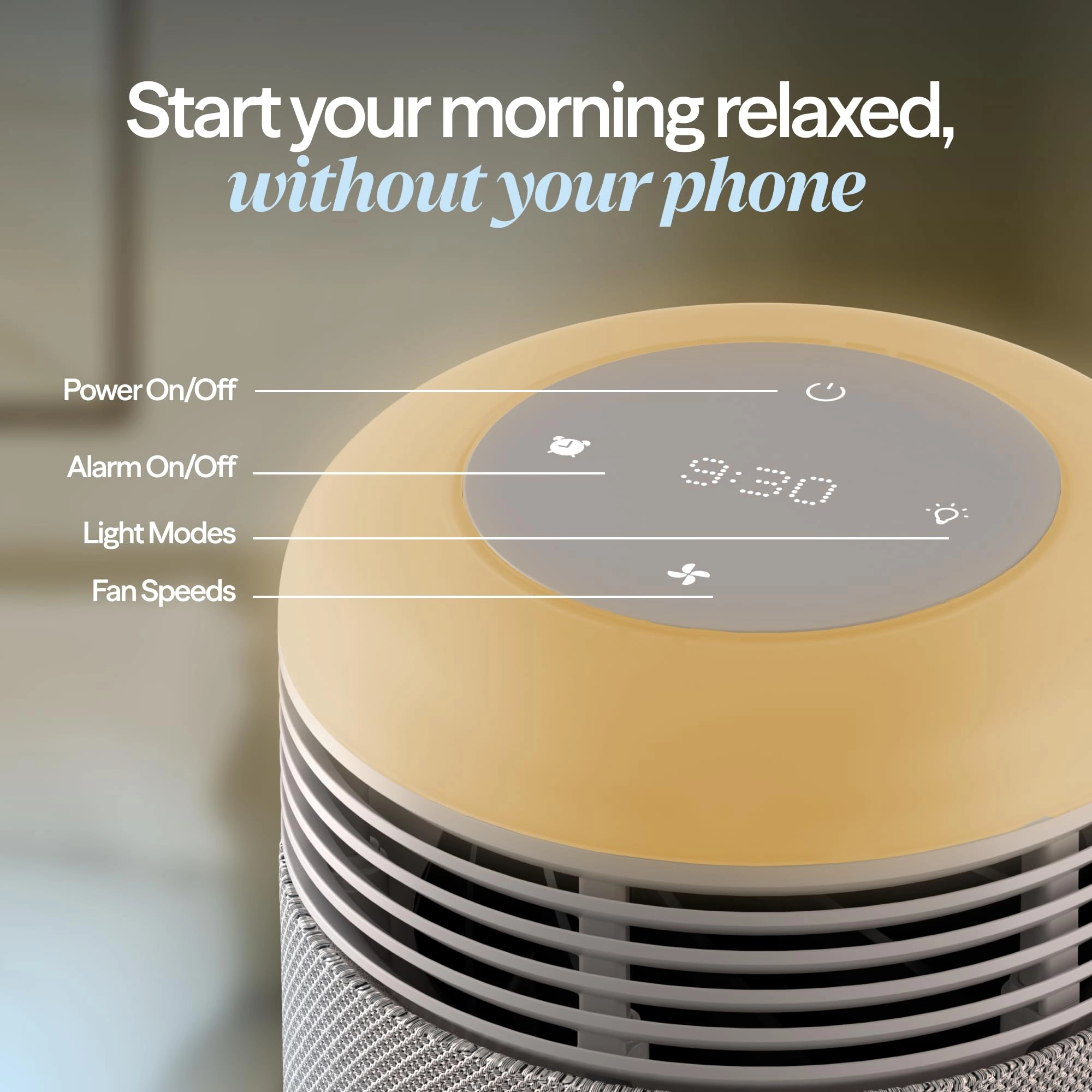 Mini Restful - HEPASilent Wake-Up Light USB-C Charging