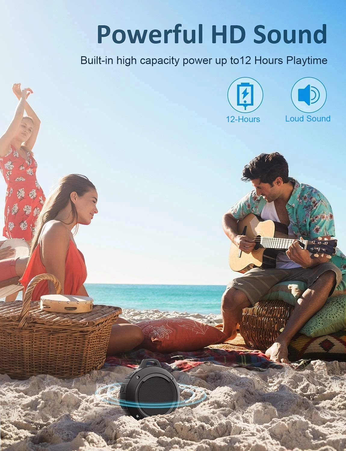 Outdoor Waterproof Bluetooth Speaker