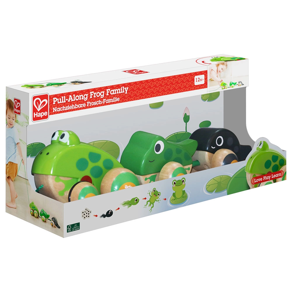 Pull-Along Frog Family - 1 pc frog