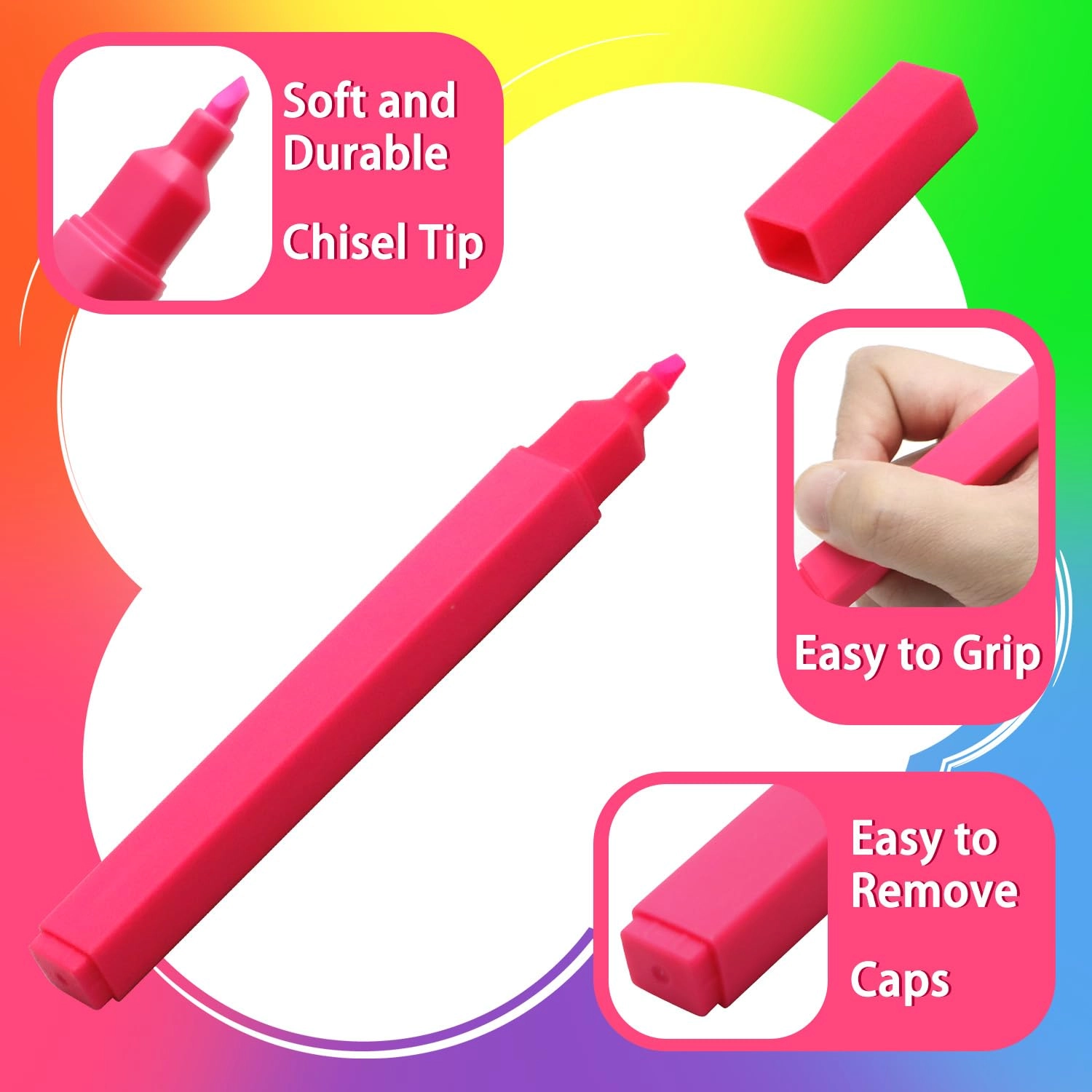 Highlighters - Vivid Colors Chisel
