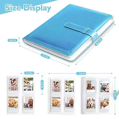 Mini Photo Album - 128 Pockets Compatible with Instax Mini