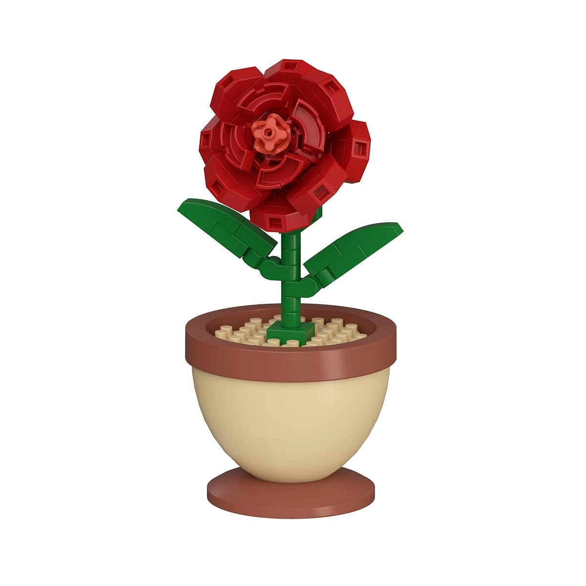 K335 - Red roses Floral 1 pcs