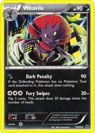 Pokemon USA, Inc. Weavile 70
