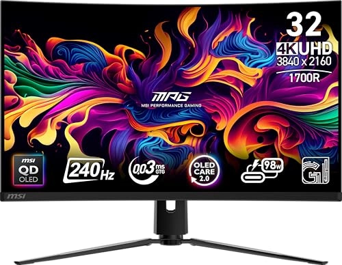 MPG 321CURX QD-OLED - 32-inch 3840 x 2160