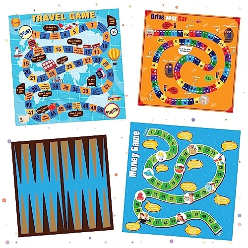 10 in 1 Classic Board Games - Multicolor Educational