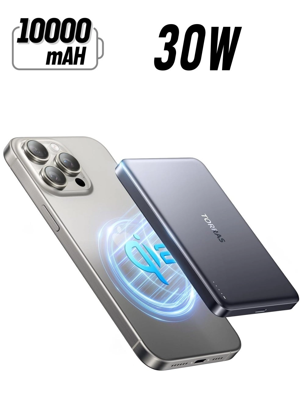 Torras Go-MiniMag Qi 2.0 - 10000mAh 30W Qi2