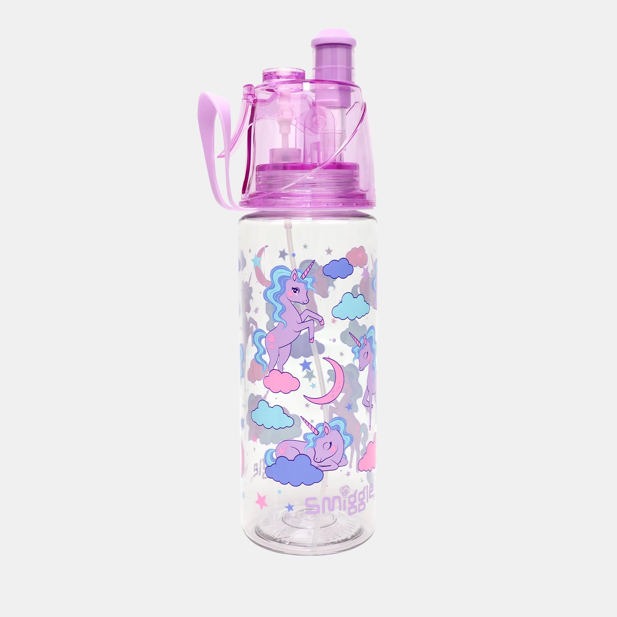 Misty Spritz Water Bottle - Misting Function Tritan 560 ml
