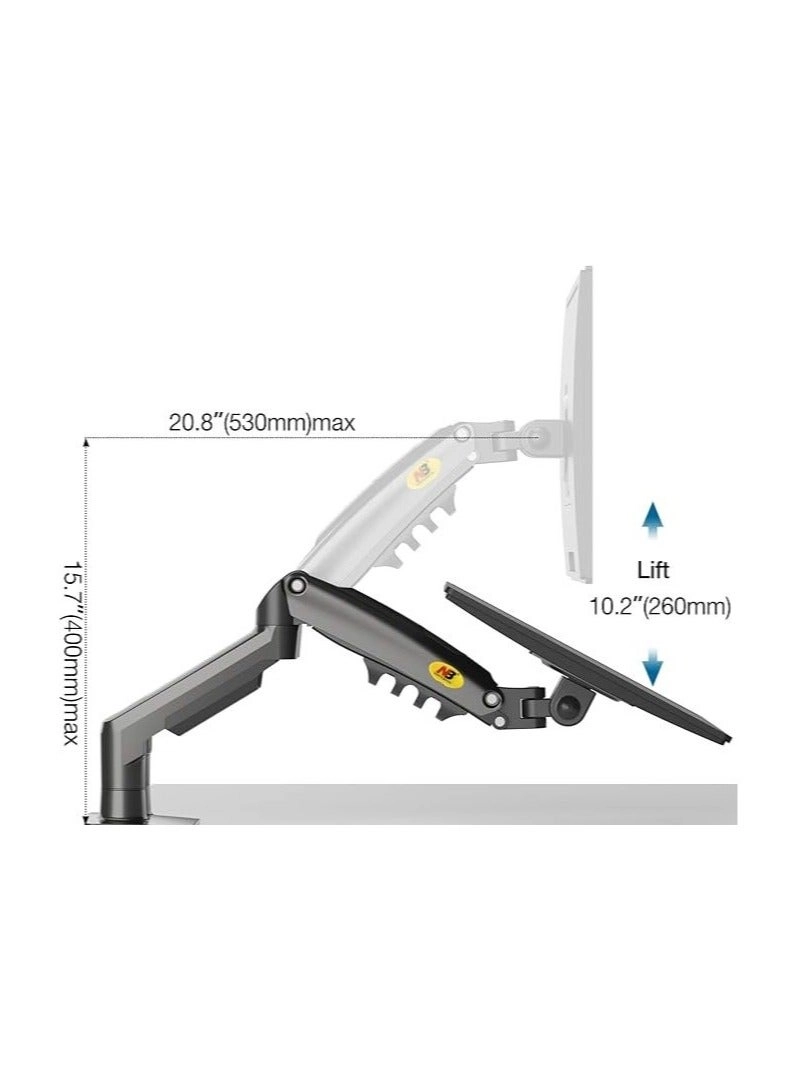 Dual Monitor Arm - 27 in 100x100mm