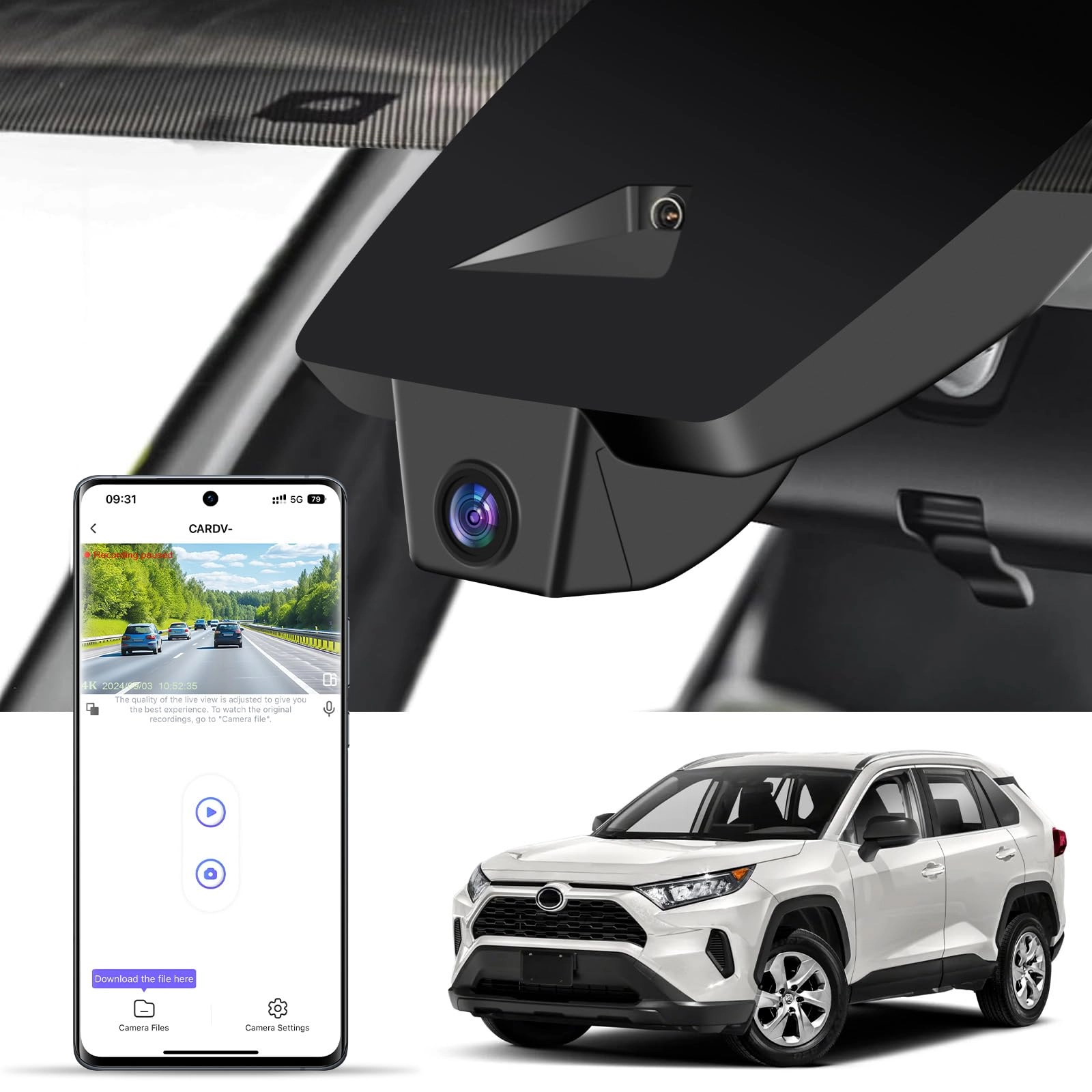 kutaitai Model B 2160P for Toyota RAV4 2022-2024