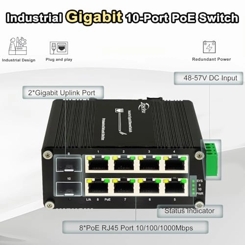 Managed 8PoE+2SFP -2.5G 10-ports