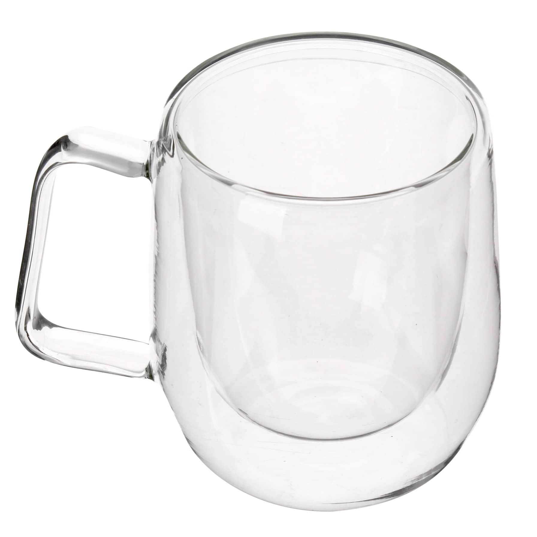 Borosilicate Glass Double Wall Mug - 2 pcs - 250 ml