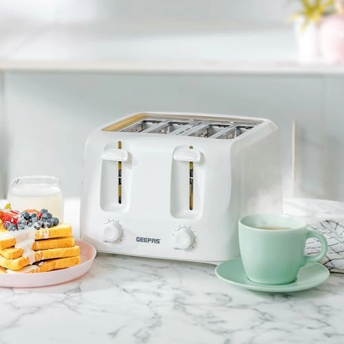 Filter Coffee Machine - 1.5L + Toaster - 4-Slice 6 Browning Levels