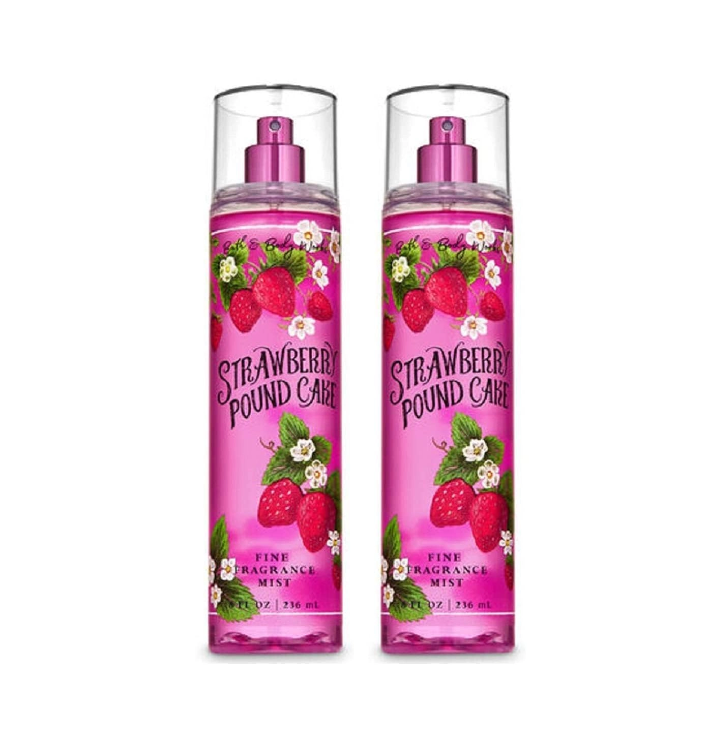 Bath & Body Works Strawberry Pound Cake - 16.00 Fluid Ounces Sweet Pack