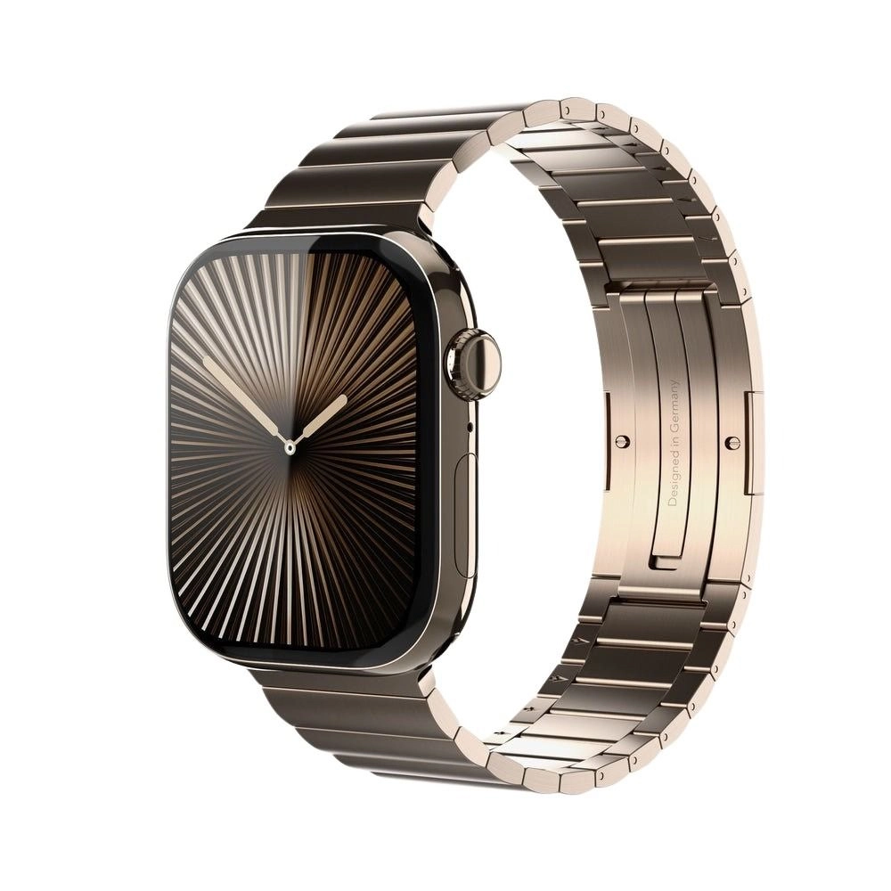 Vonmählen Watch Band for Apple Watch 44/45/46/49mm - Link Bracelet Pro Stainless Steel - One Size Modern Clasp