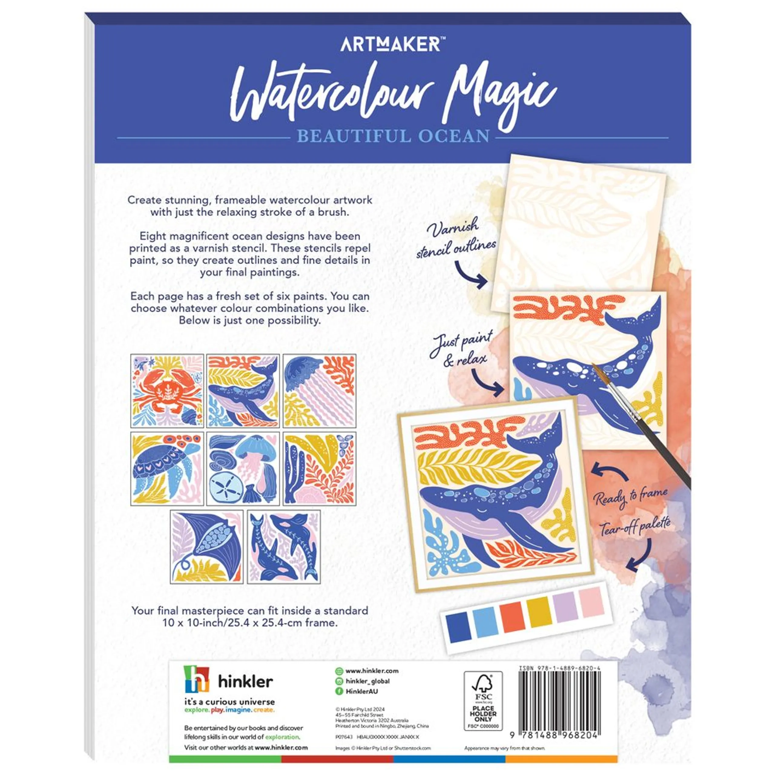 Art Maker Watercolour Magic Coloring Kit