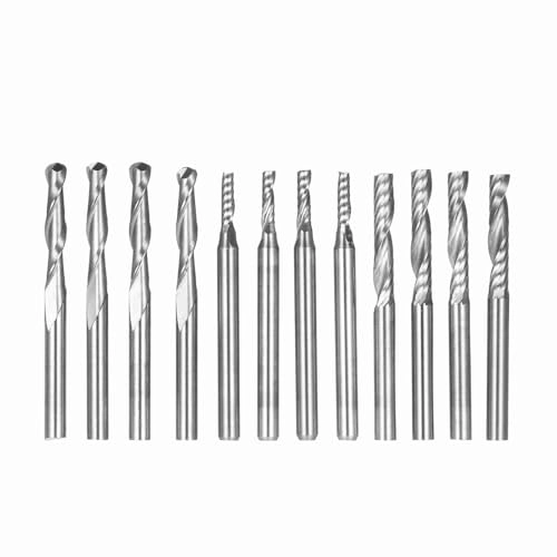End Mill Set - 5/16in 1/4in 5/16in 1/4in 3/16in 5/32in 1/8in 5pcs