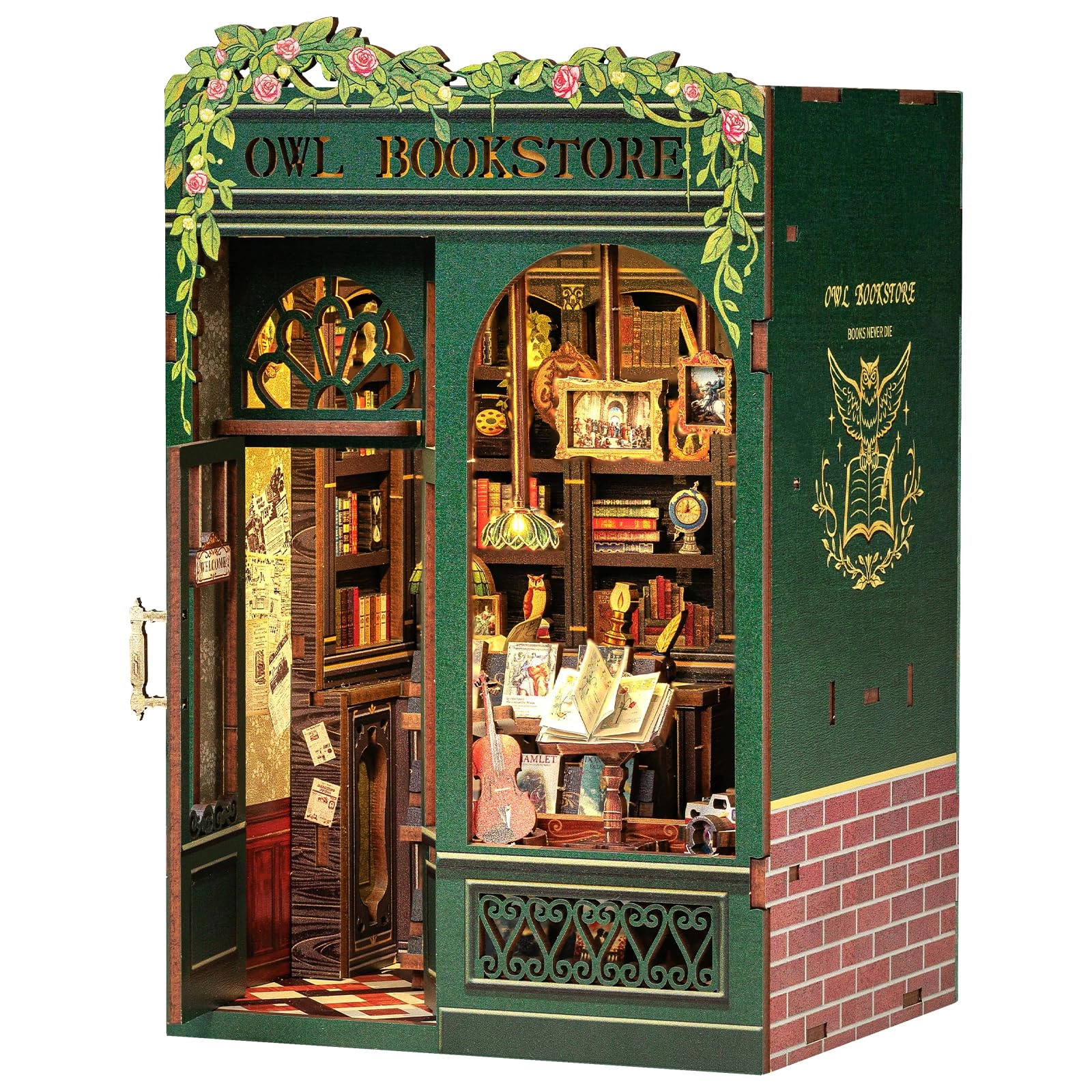 Book Nook Kit - Owl Bookstore