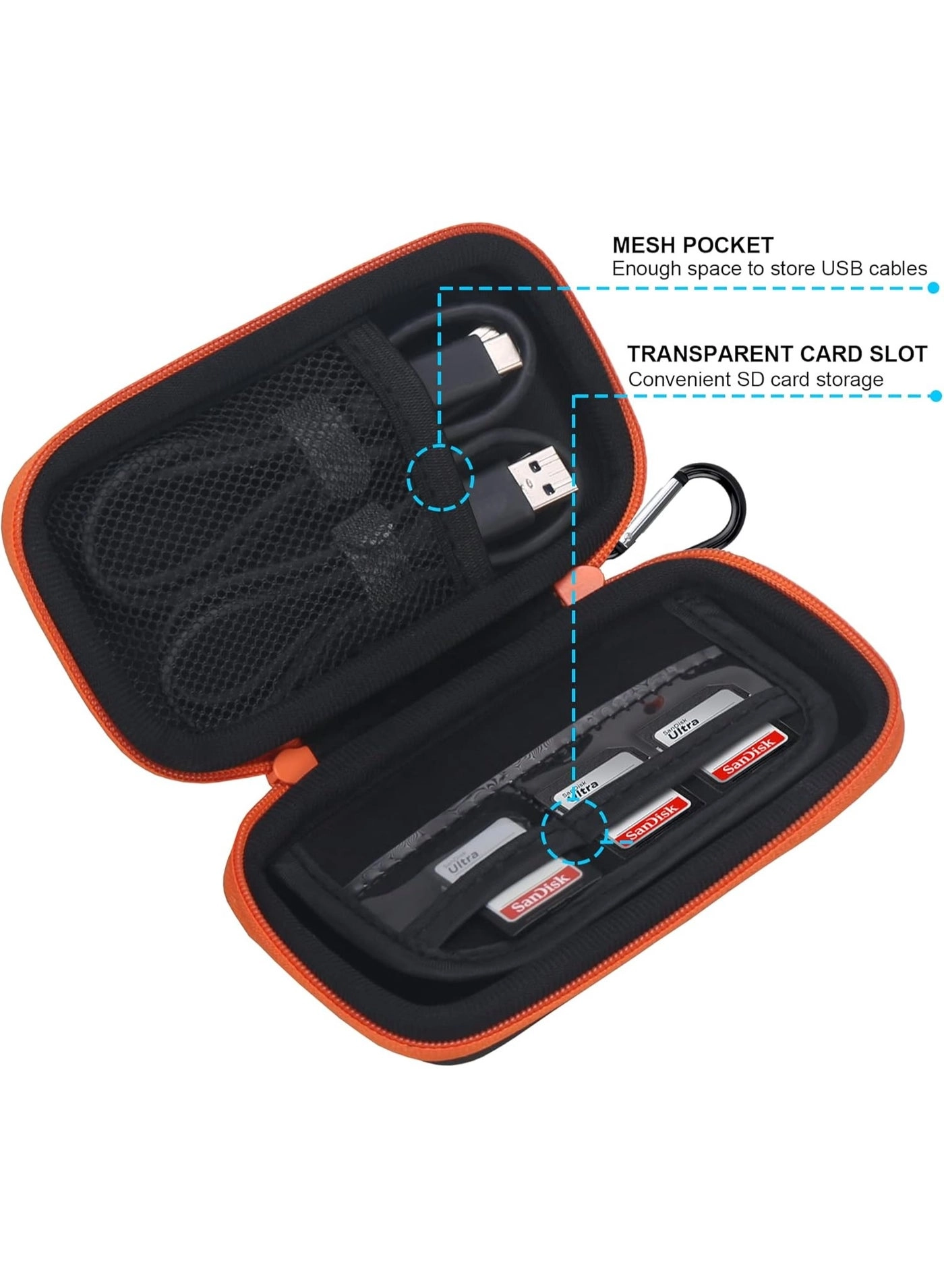 Hard Carrying Case - 500GB 1TB 2TB 4TB