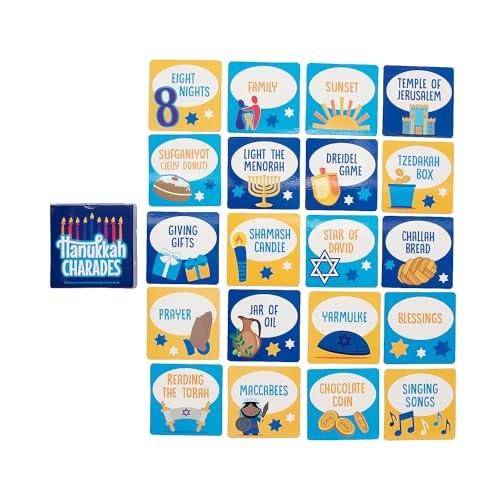 Hanukkah Charades - 12 months and up 12 pieces
