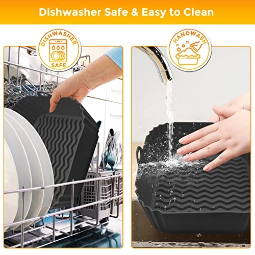 Air Fryer Liner Silicone - Silicone 2 Pack