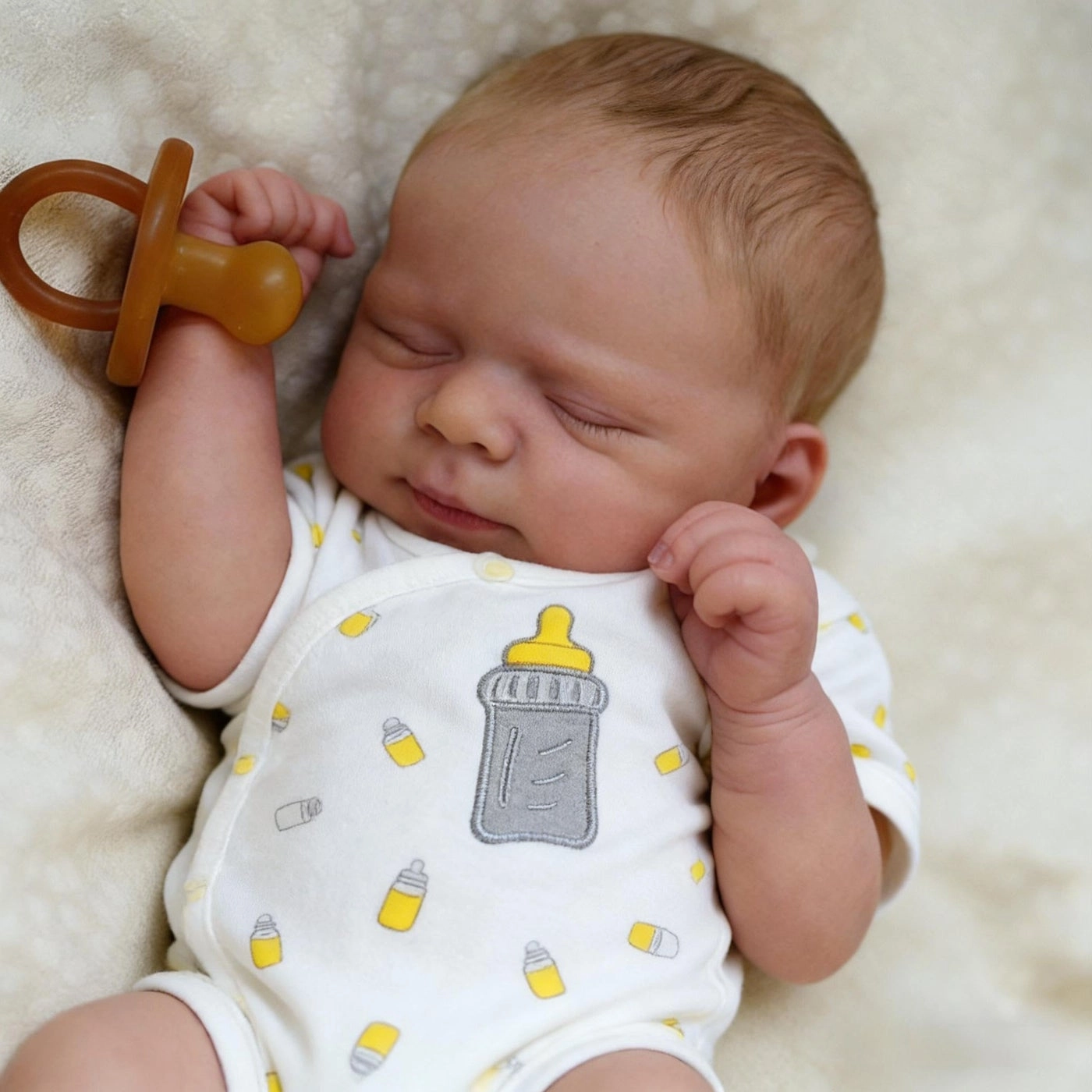 Nanjing Tianzeng Gifts Co.,Ltd LouLou Reborn Baby Doll - 18 inches Silicone vinyl Boy Ages 3+