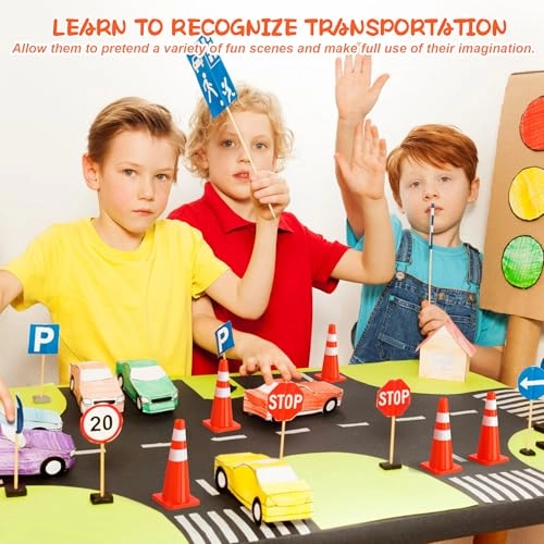 Mini Traffic Cones - 4 - 6 years 40 pieces