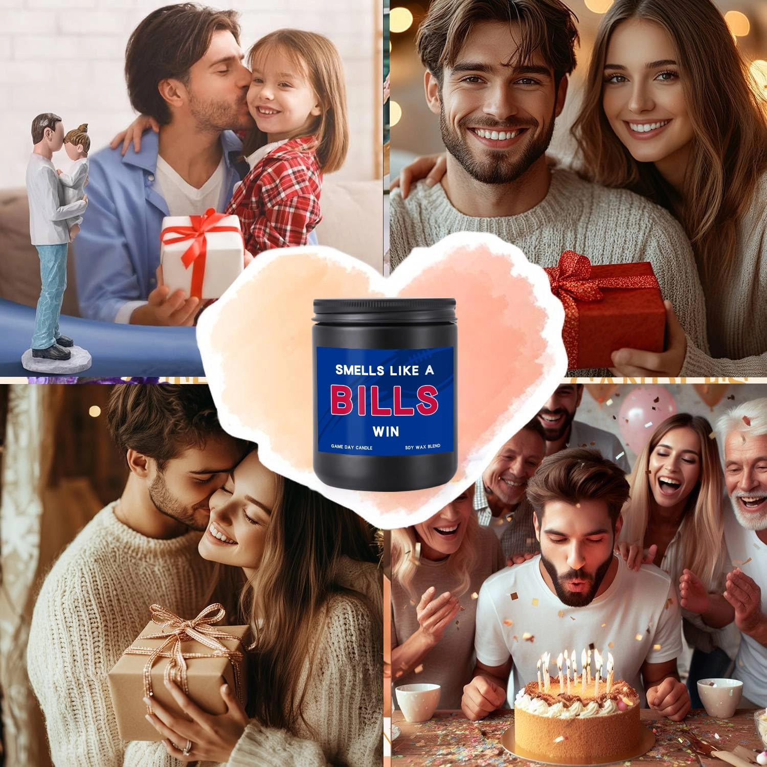 Smells Like A Bills Win Scented Candle - Lavender 1