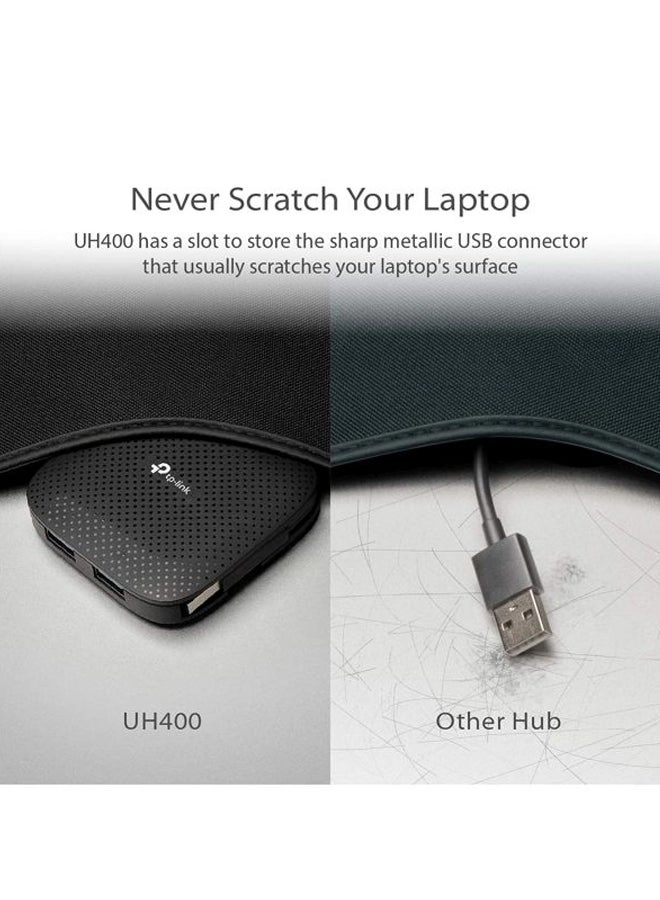 UH400 - 4 Port USB 3.0 Black