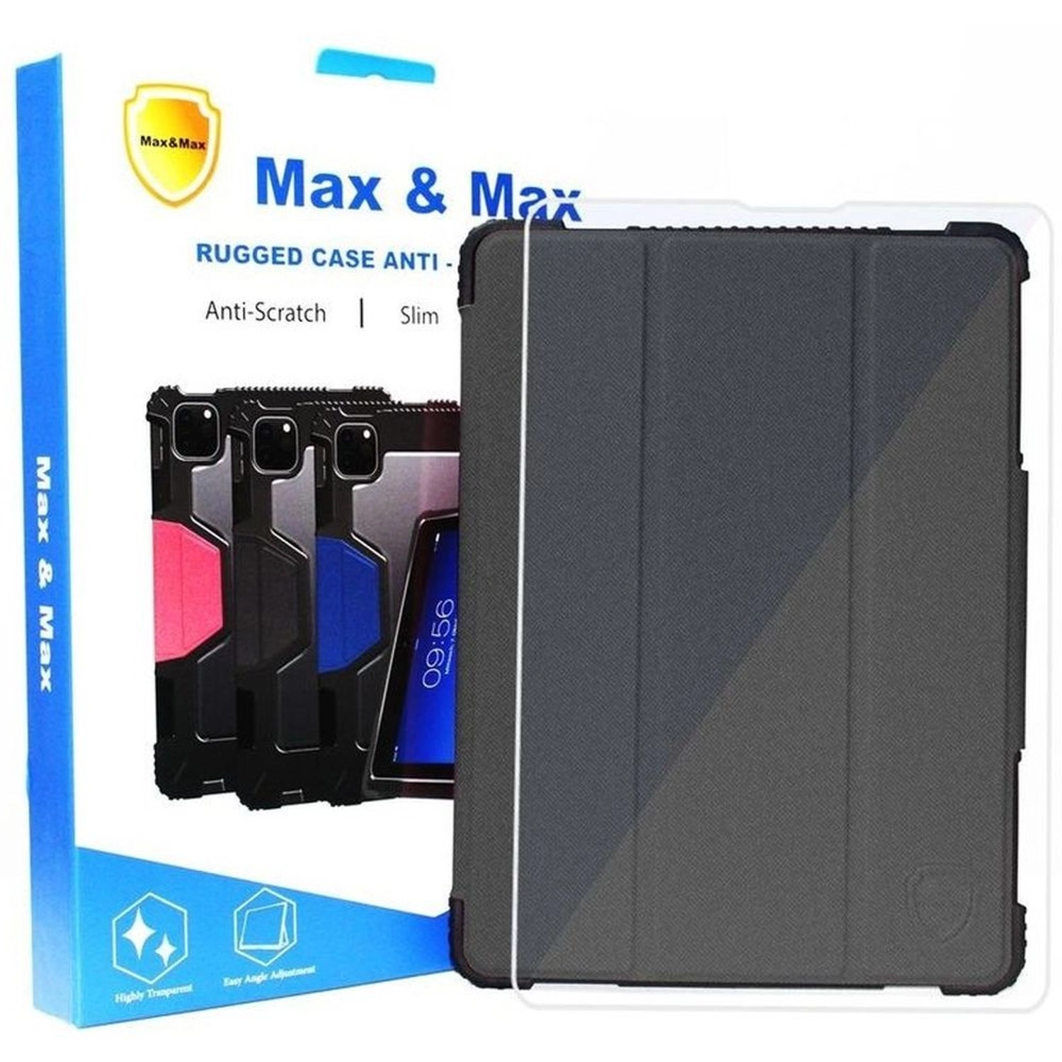 Case with Screen Protector and Pencil Slot for iPad 10.2-inch