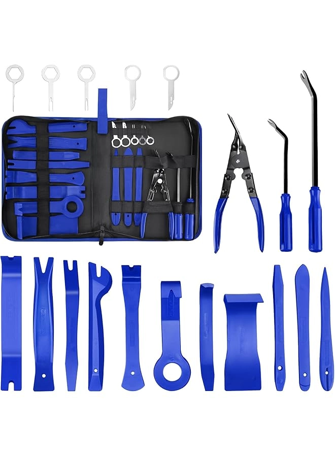 PROMASS Car Audio Removal Kit - Plastic Pry Tools 19 Pieces