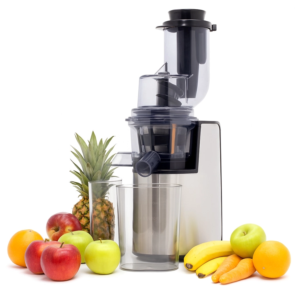 Slow Masticating Juicer Extractor - Wide Chute Quiet Motor BPA-Free