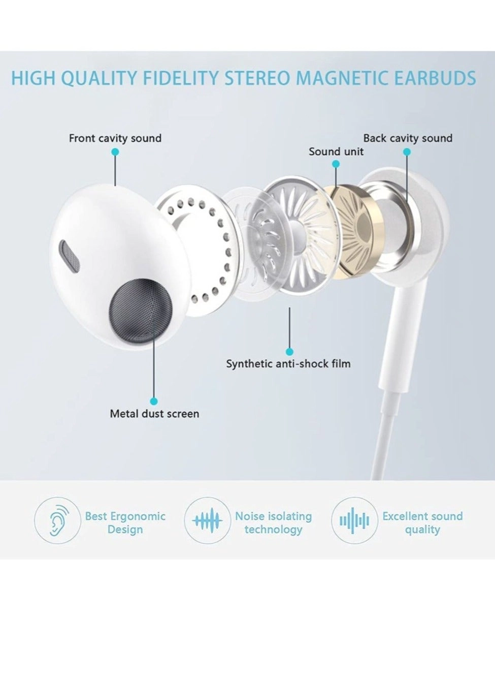 Lightning Headphone Wired Headset