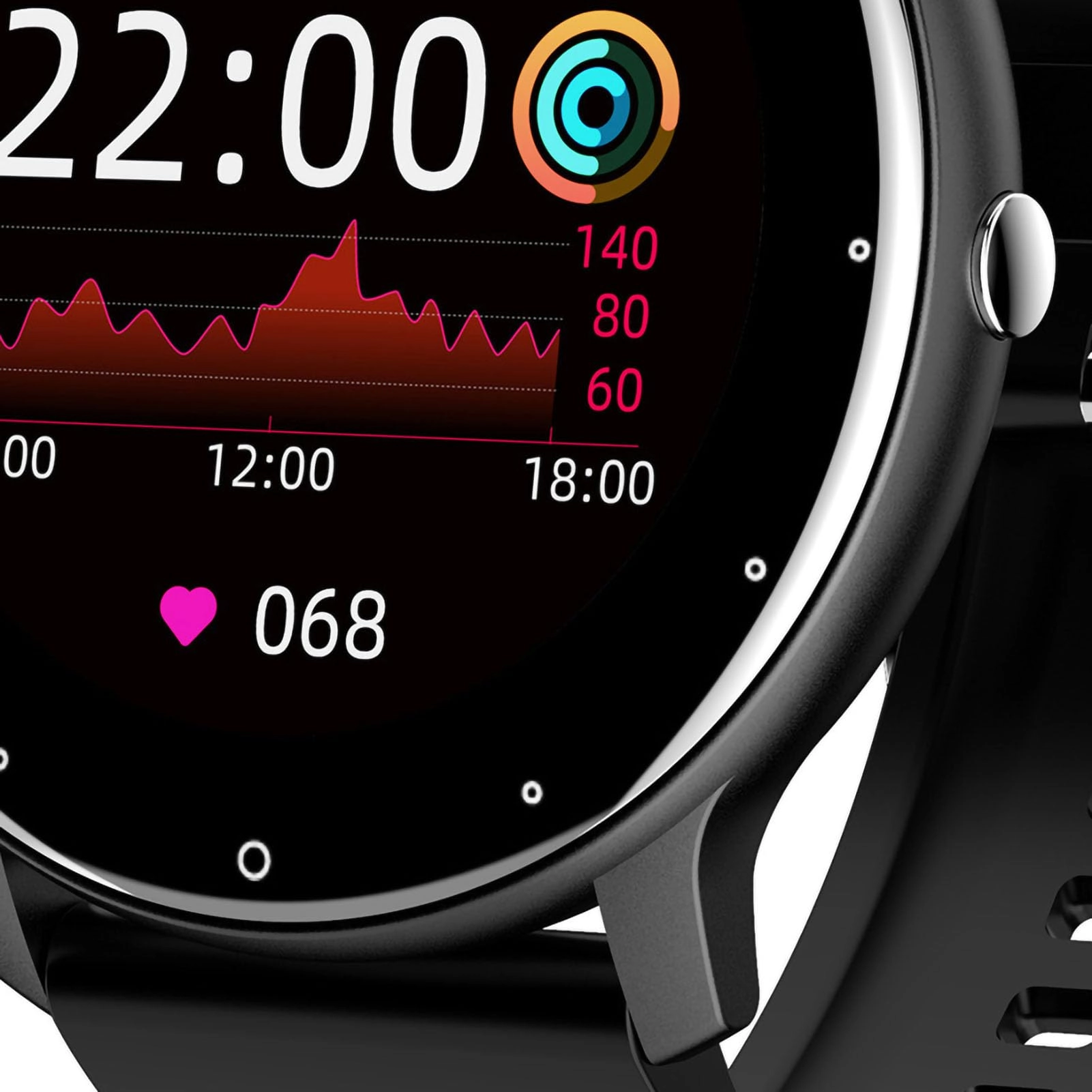 NIBEMINENT Smart Bracelet - Heart Rate Blood Pressure 1.28 Inch