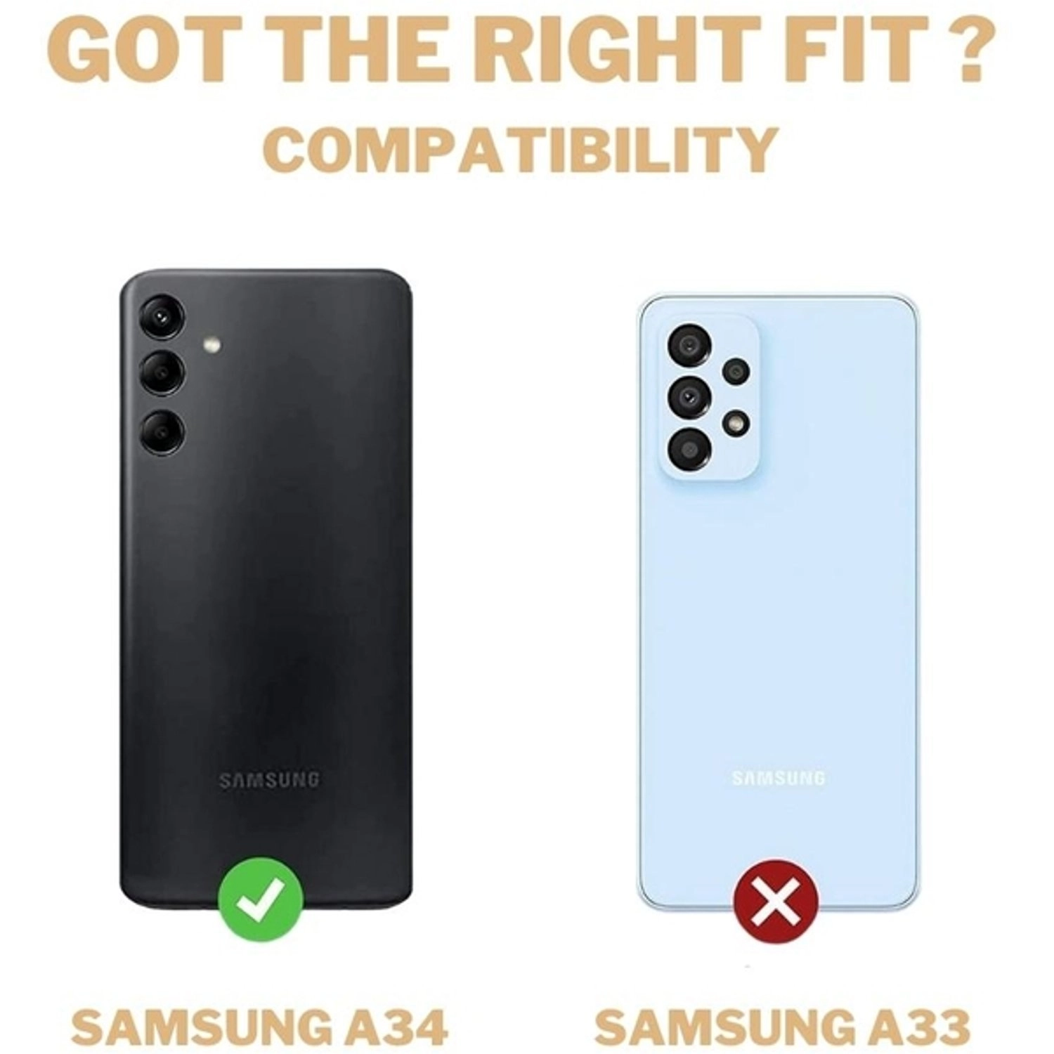 Case Clear With Screen Protector - TPU for Samsung Galaxy A34