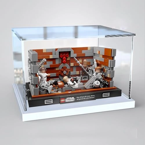 Display Case - 75339 Black Base (3mm) 25 x 20 x 15 cm