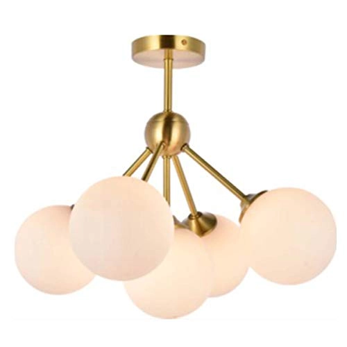 G9 Magic Bean Ceiling Light - Copper-colored and cognac-colored glass 5