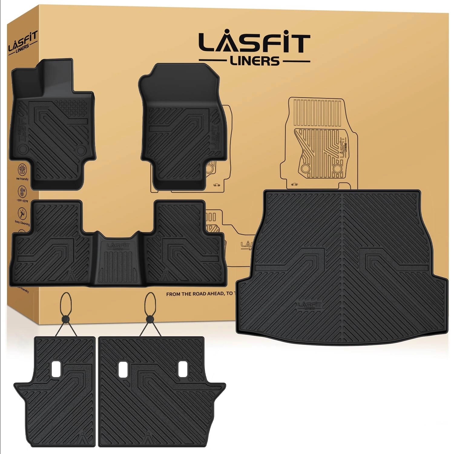 LASFIT Floor Mats - Toyota RAV4 2019-2025 Full Set