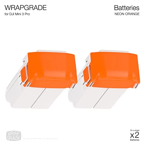 Skin Stickers Compatible with DJI Mini 3 Pro - Two Batteries Black Bumpy CAMO