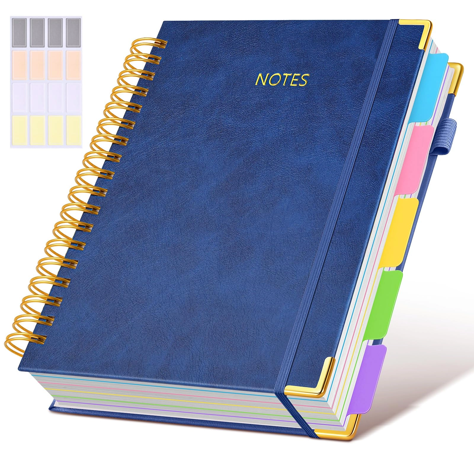 Spiral Notebook Large Hardcover - Lined 150 Sheets
