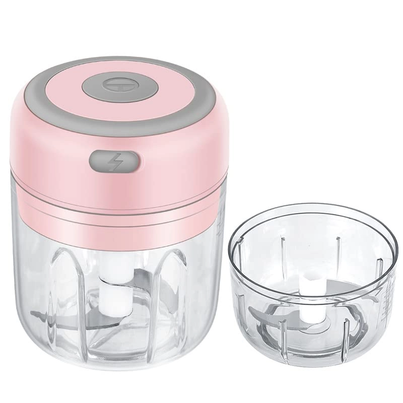 Electric Food Chopper - 100ml USB rechargeable + 9in1 Vegetable Shredder Bowl