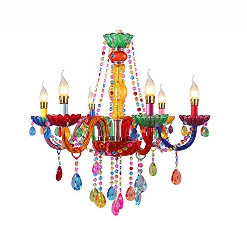 Color Crystal Chandelier
