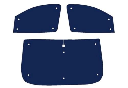 Window Blind Kit - To Fit Fiat Fiorino 2008-Date Full Set Red Lining