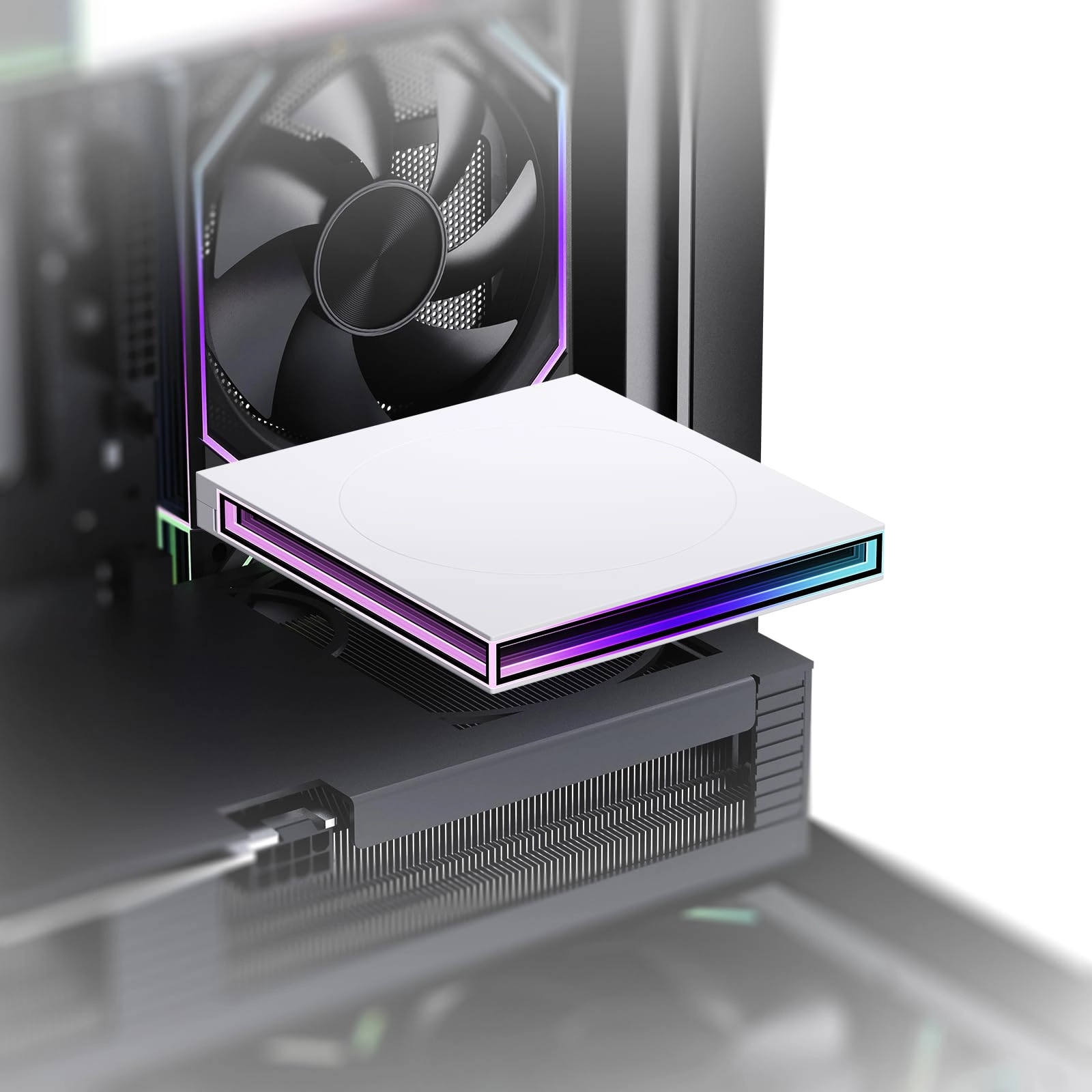 Jungle Leopard PC Case Figurine Shelf - Tower