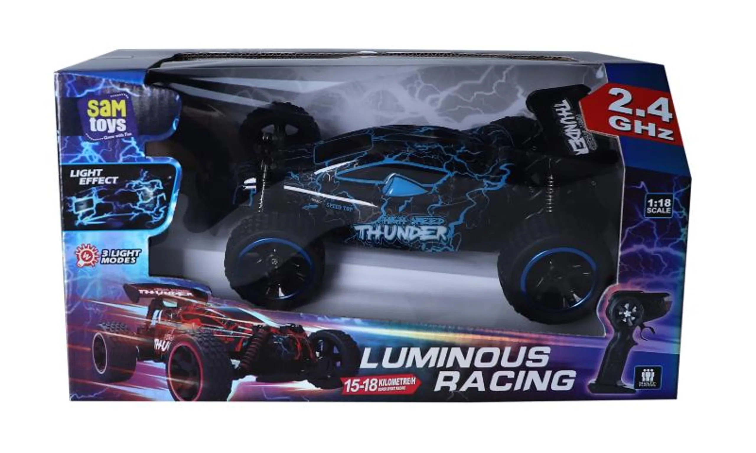 SAM TOYS Luminous Racing Car 1:18