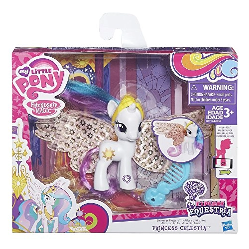 Princess Celestia Doll - 8cm Plastic Iridescent Wings