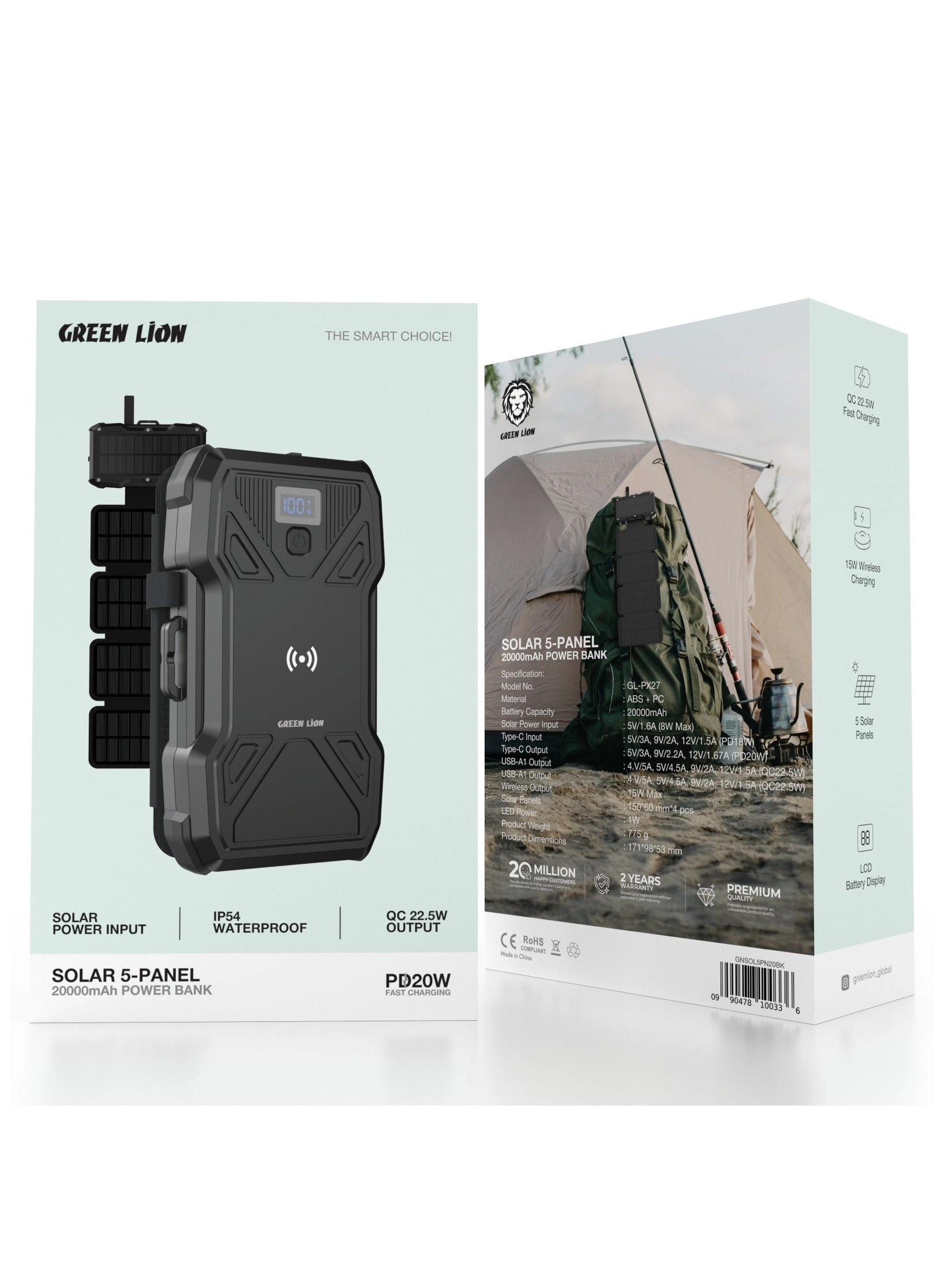 Solar Mate - 20000mAh