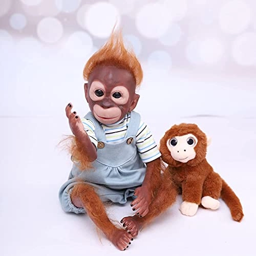 Reborn Monkey Doll - 22 Inches 55 cm Silicone Ages 3+
